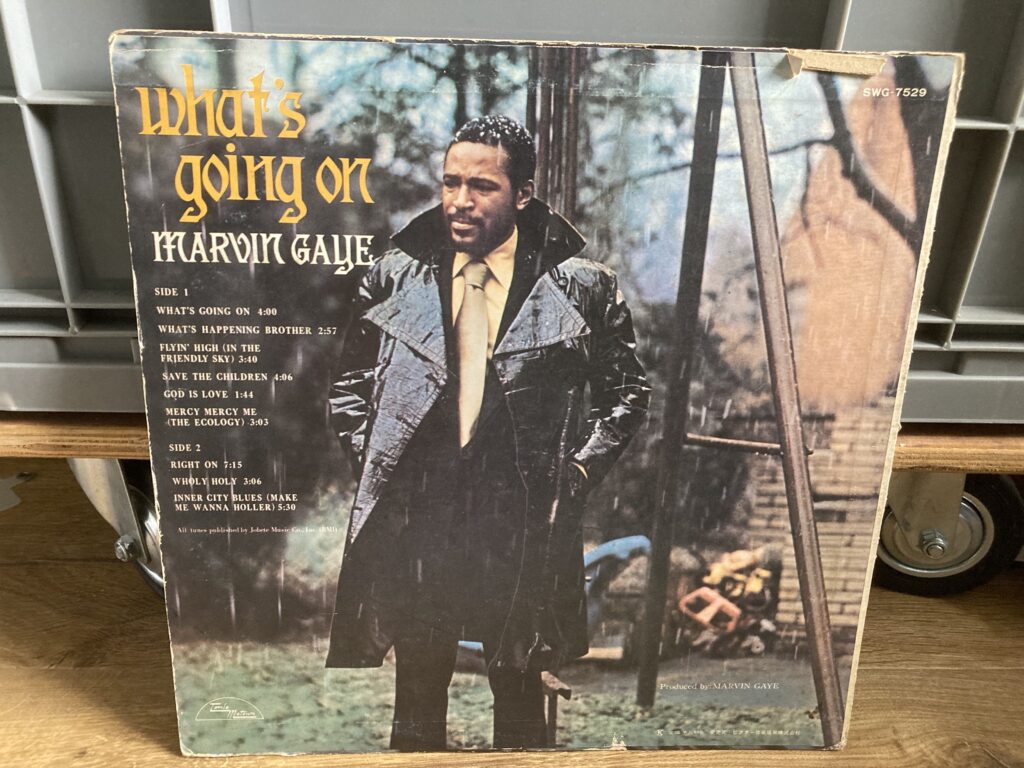 marvin gaye - what's going on - back cover