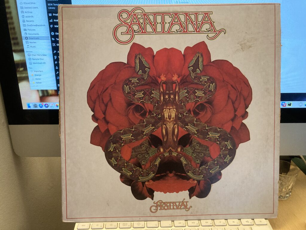 santana - festival front -cover