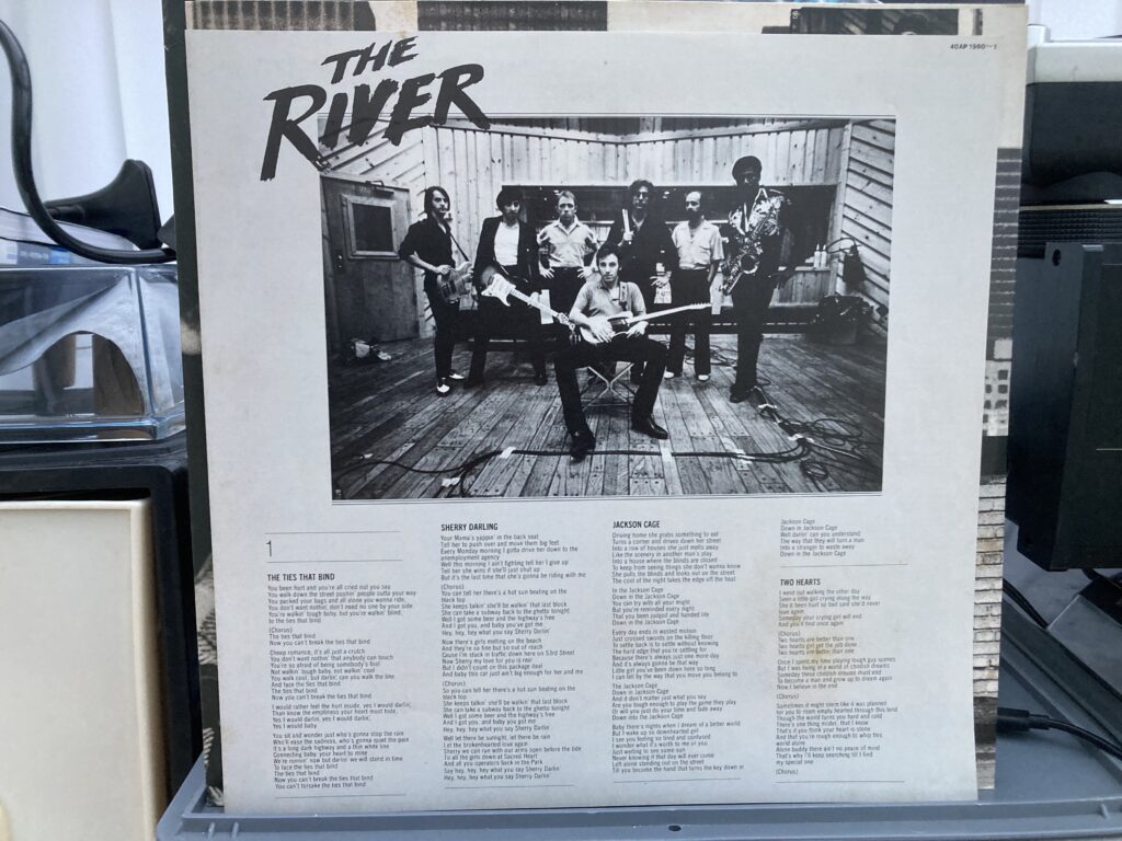 bruce springsteen - the river double vinyl album - japanese press